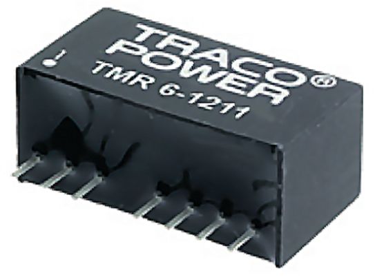 TRACOPOWER TMR 6 DC-DC Converter, ±12V dc/ ±250mA Output, 9 → 18 V dc Input, 6W, Through Hole, +70°C Max Temp