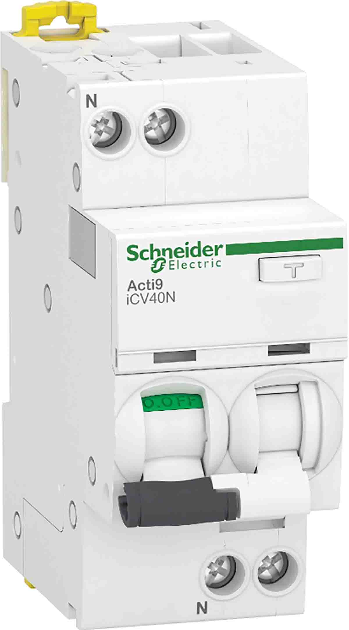 Schneider Electric RCBO, 25A Current Rating, 1P Poles, 30mA Trip Sensitivity, Acti9 Range
