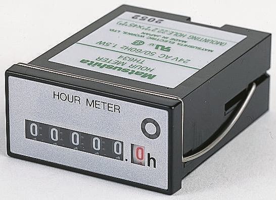 Panasonic TH63 Hour Meter, 24 V ac