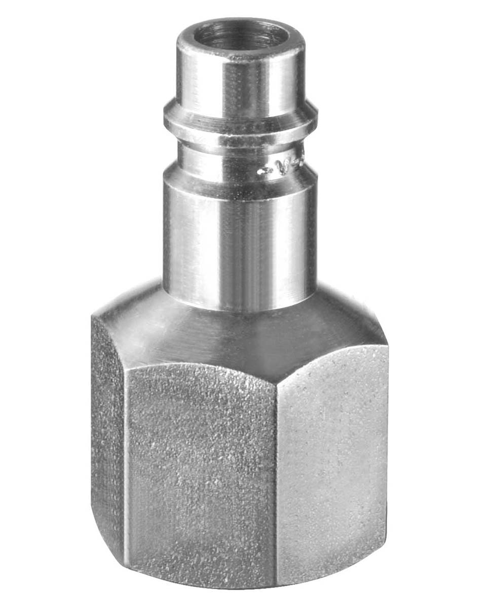 PREVOST Treated Steel Female Plug for Pneumatic Quick Connect Coupling, G 1/2 Female Threaded
