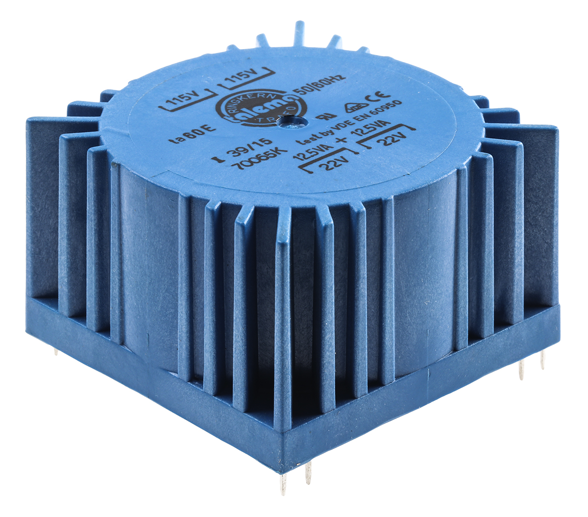 Nuvotem Talema 115 V ac, 230 V ac, 2 x 22V ac Toroidal Transformer, 25VA 2 Output