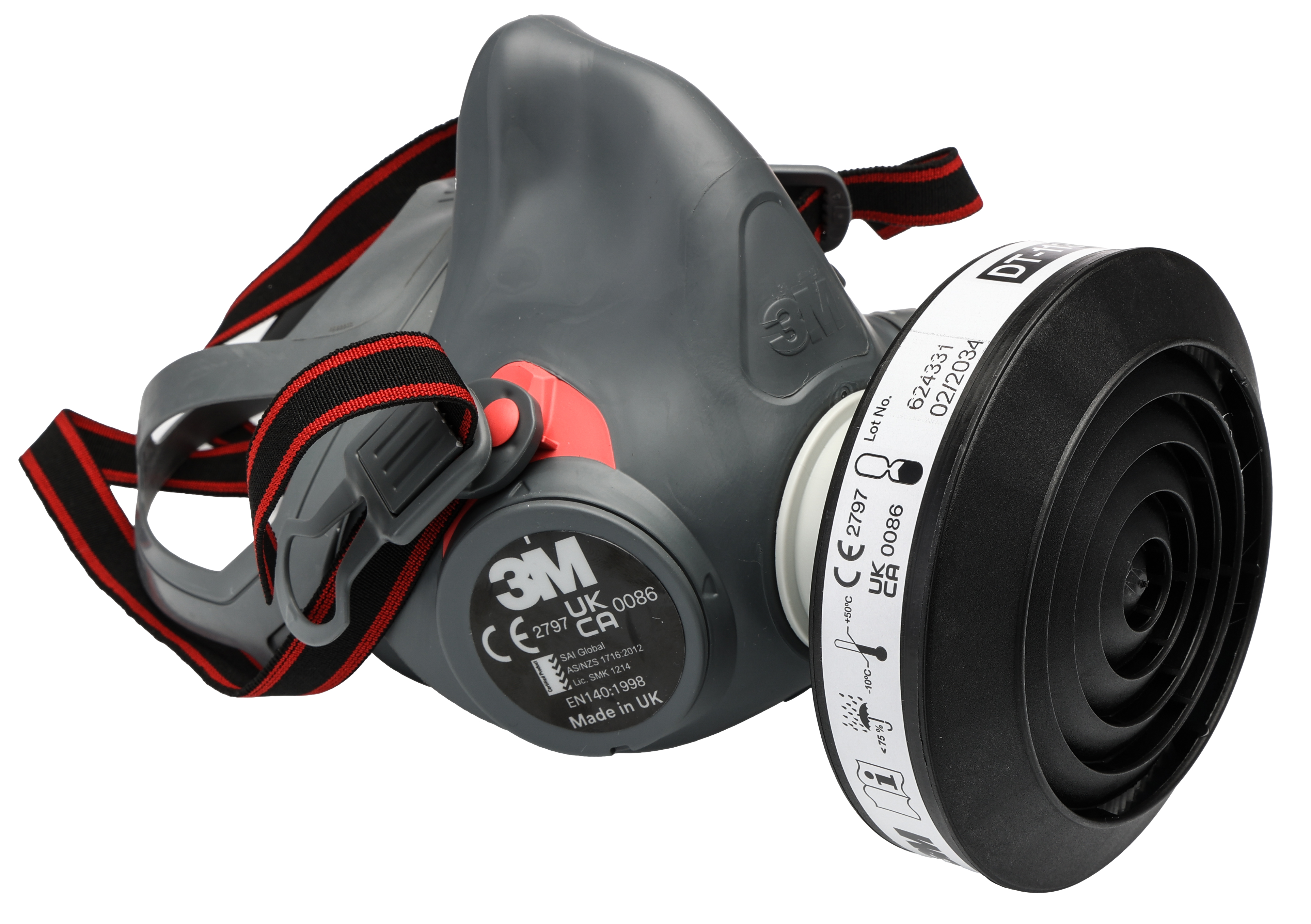 3M HF-300 Series Half-Type Half Mask, Size L
