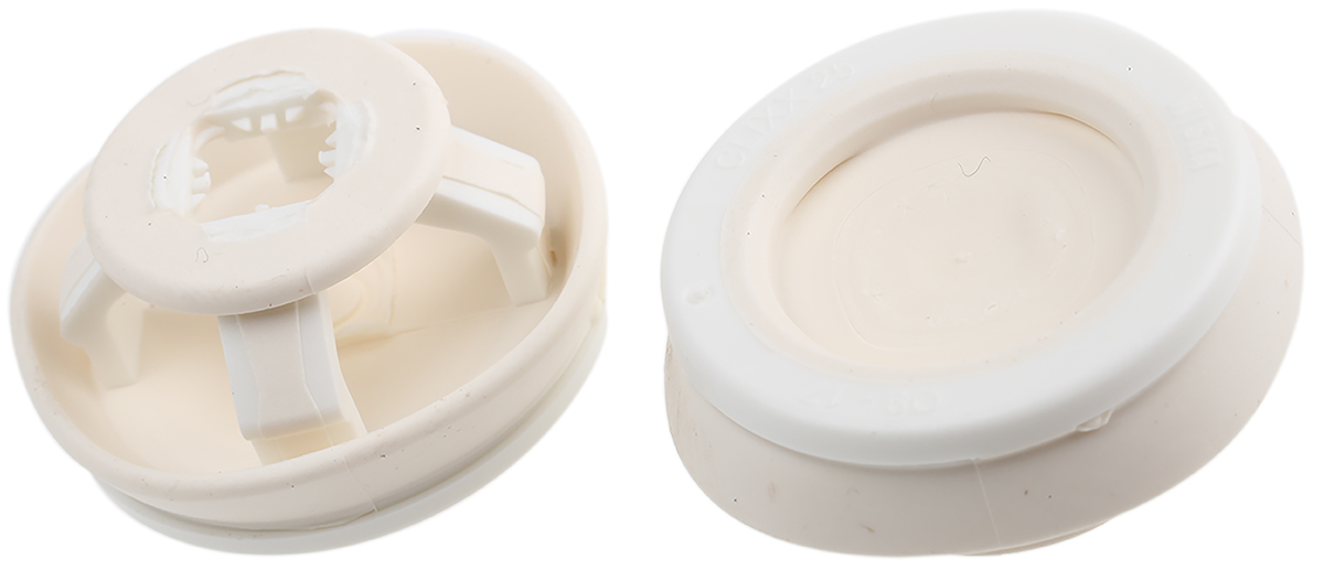 WISKA CLIXX White Polypropylene, Thermoplastic 25mm Cable Grommet for 9 → 17mm Cable Dia. CLIXX M25/W