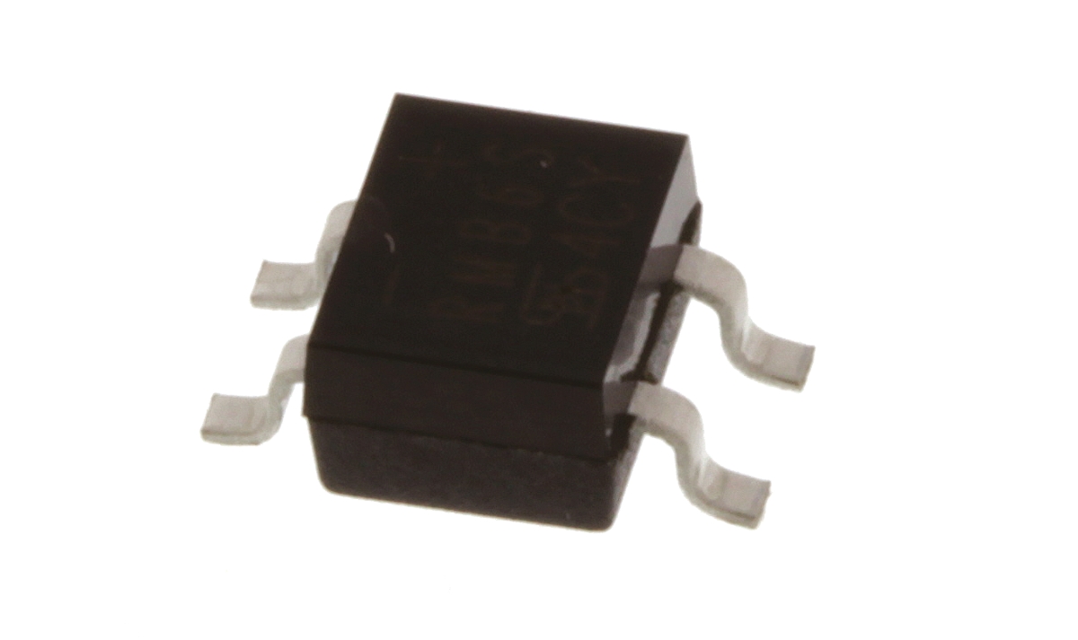 Taiwan Semiconductor Bridge Rectifier, 800mA, 600V, 4-Pin