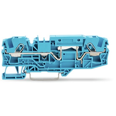 WAGO 2006-1604 TOPJOB S Series Blue, 6mm², 1-Level, Push In Termination, CSA