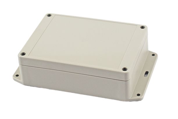 Hammond RP Series Light Grey ABS General Purpose Enclosure, IP65, Flanged, Light Grey Lid, 145 x 105 x 40mm