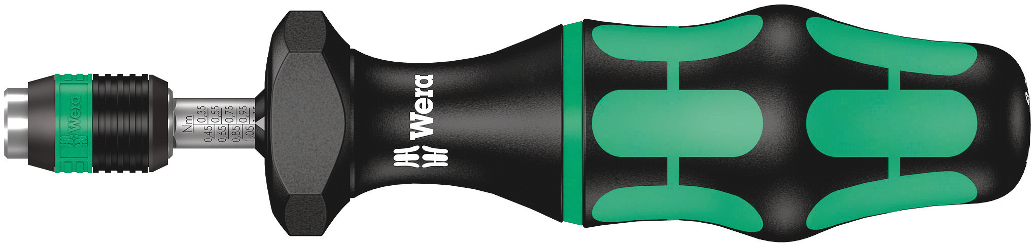 Wera Pre-Settable Hex Torque Screwdriver, 0.3 → 1Nm, 1/4 in Drive, ±6 % Accuracy