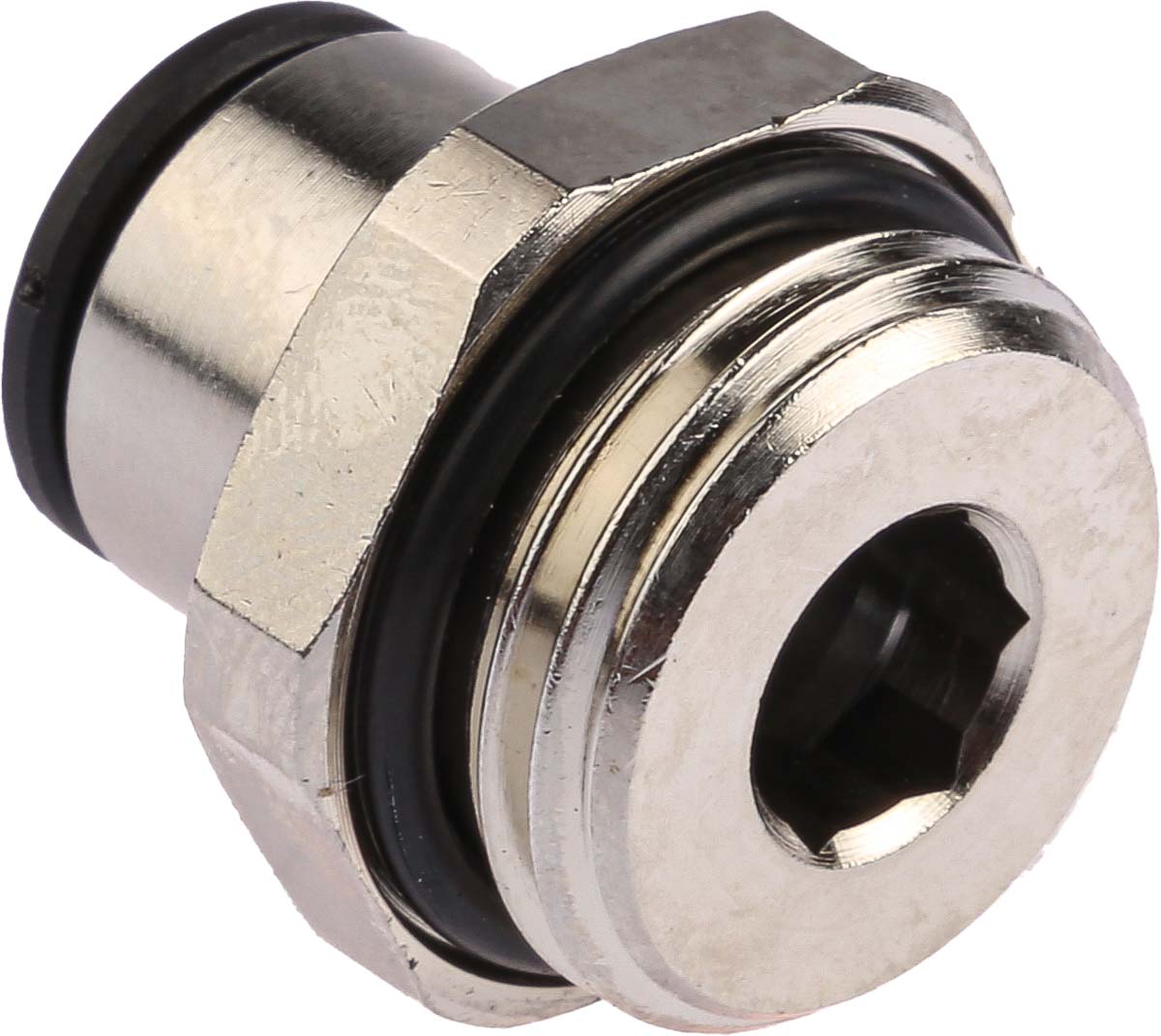 Legris LF3000 Series Straight Threaded Adaptor, G 1/2 Male to Push In 10 mm, Threaded-to-Tube Connection Style