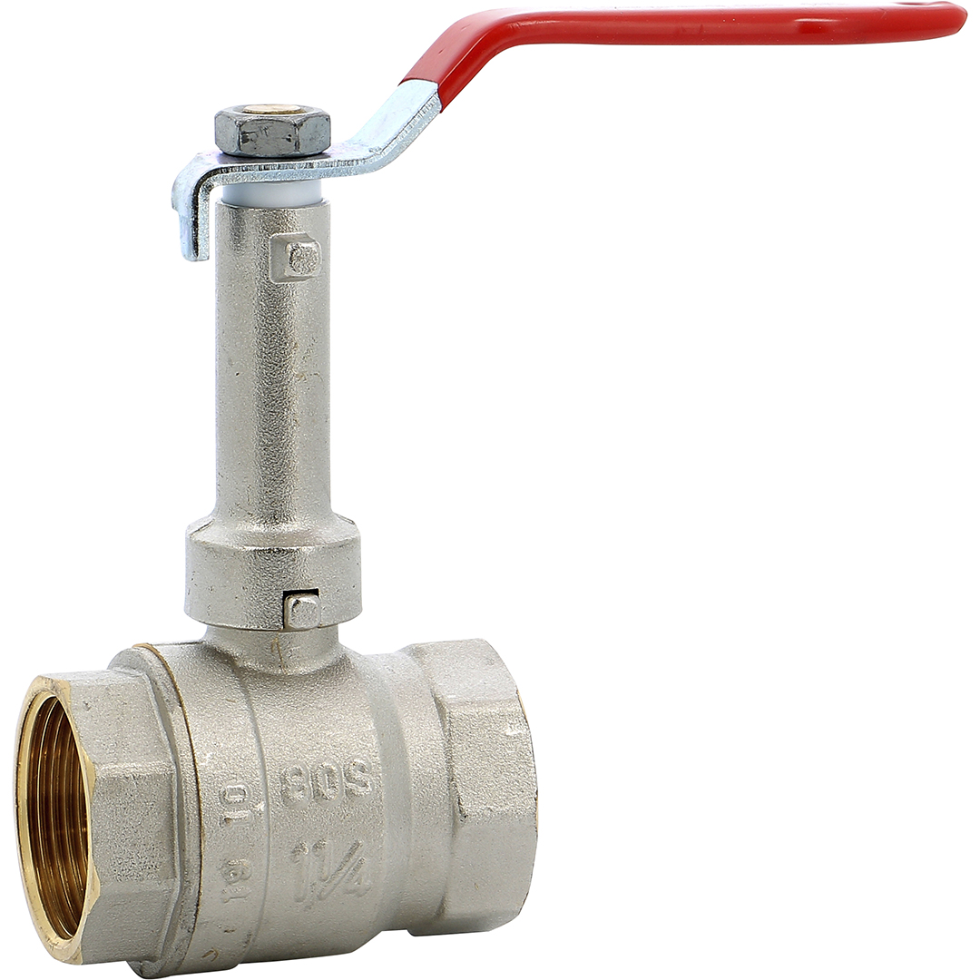 Sferaco Nickel Plated Brass Ball Valve, Ball Valve, Threaded, BSP 3/8in, 30bar Operating Pressure
