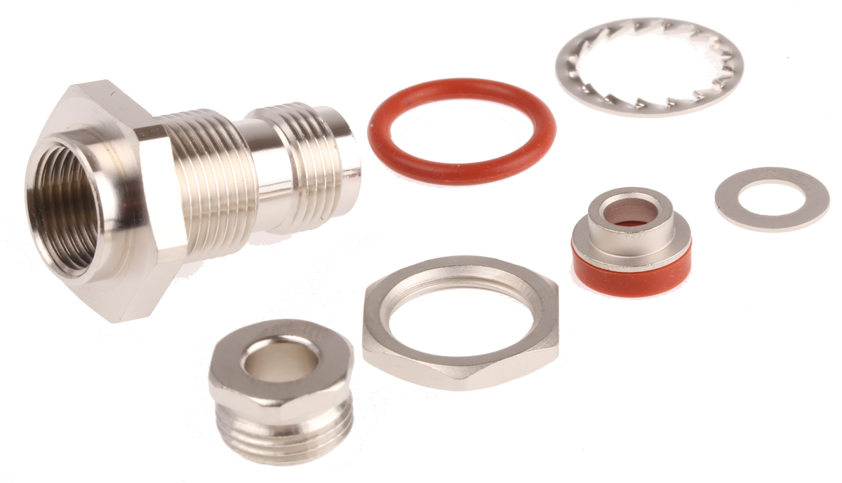 Radiall, Jack Panel Mount TNC Connector, 50Ω, Straight Body