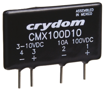 Sensata Crydom Solid State Relay, 6 A Load, PCB Mount, 100 V dc Load, 28 V dc Control