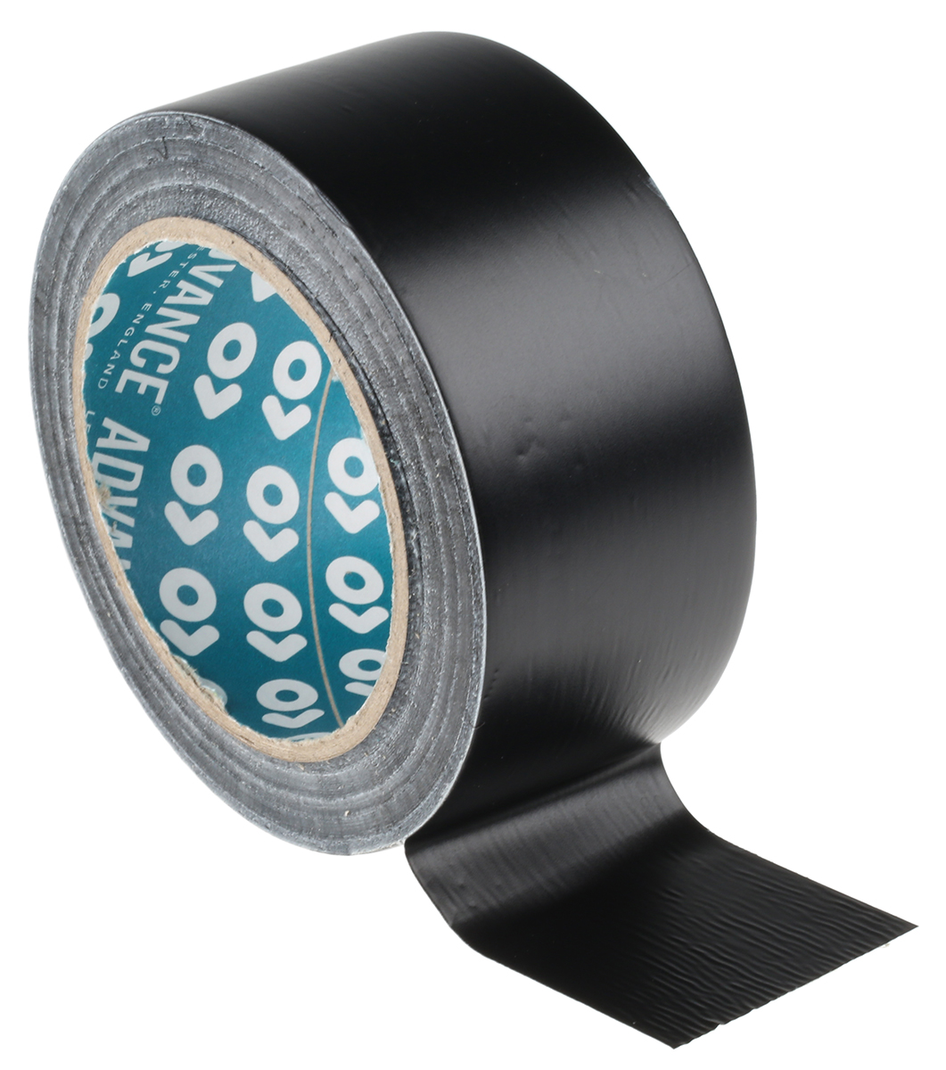Advance Tapes AT8 Black PVC 33m Lane Marking Tape, 0.14mm Thickness