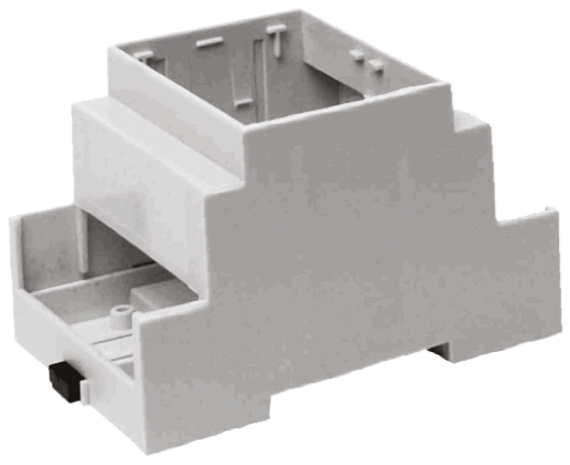 CAMDENBOSS Solid Top Enclosure Type CNMB Series , 160 x 58 x 90mm, Polycarbonate DIN Rail Enclosure