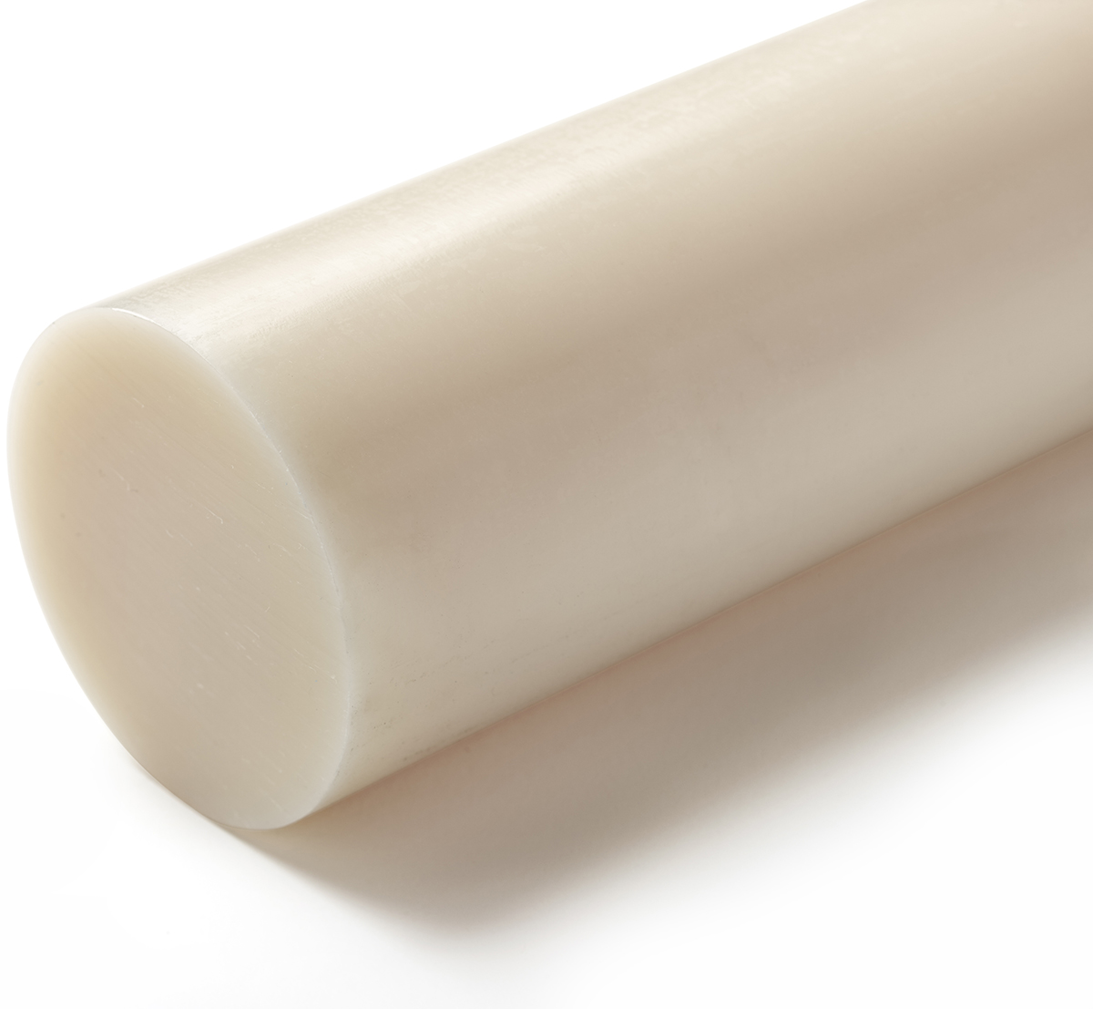 RS PRO Natural Nylon Rod, 500mm x 90mm Diameter