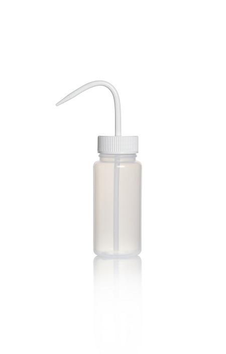 RS PRO 500ml LDPE Wide Neck Wash Bottle