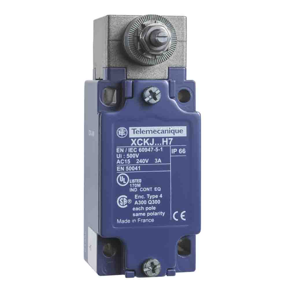 Telemecanique Sensors ZCKJ Series Limit Switch, 2CO, IP66, DP, Metal Housing, 500V ac Max, 10A Max