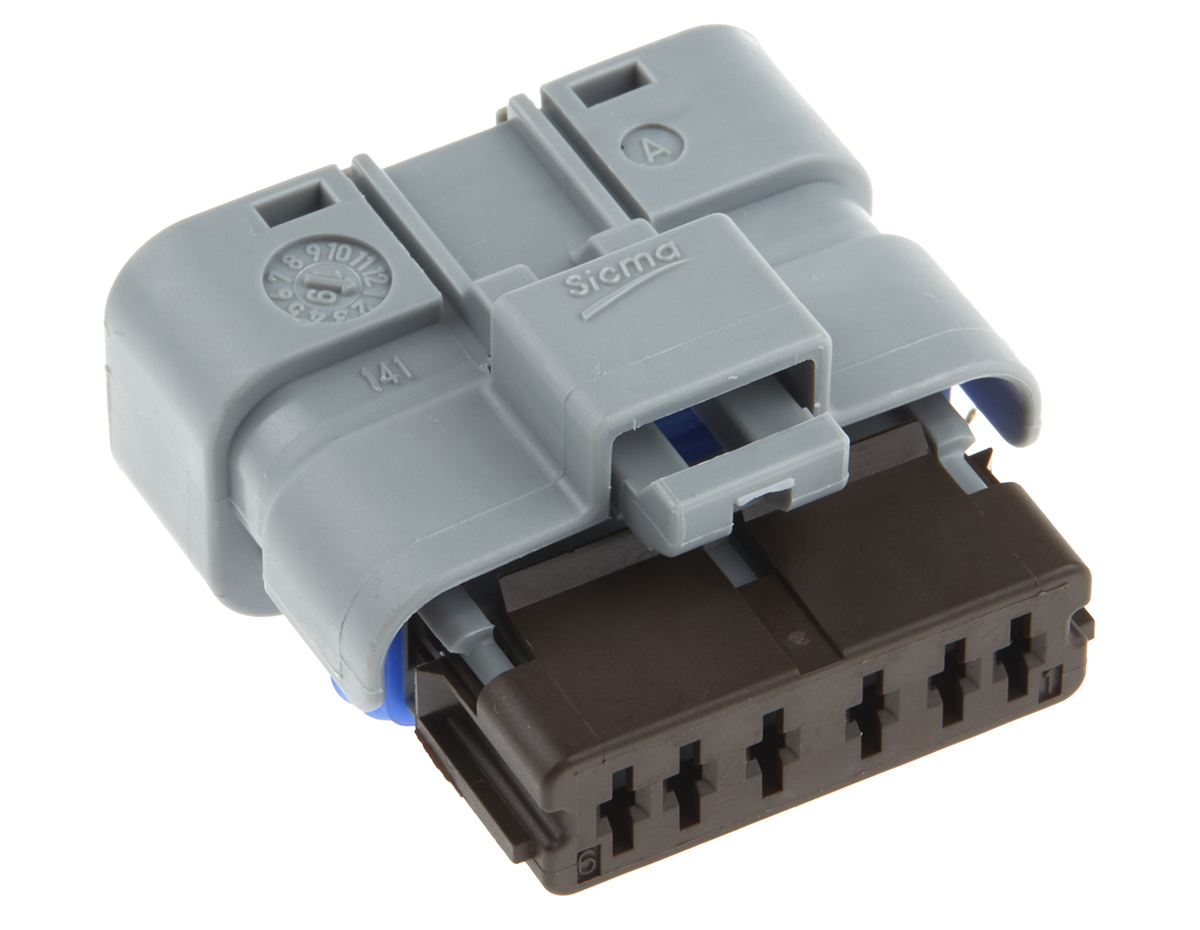 Delphi, Sicma Automotive Connector Socket 6 Way 211PC062S1149