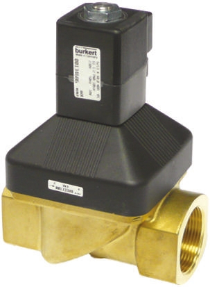 Burkert Solenoid Valve 141246, 2 Port, NC, 230 V ac