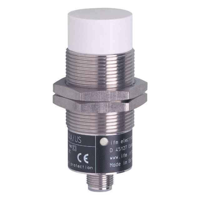 ifm electronic Inductive Threaded Barrel Proximity Sensor, M30, 15 mm Detection, PNP/NPN NO/NC, 10 → 55 V dc