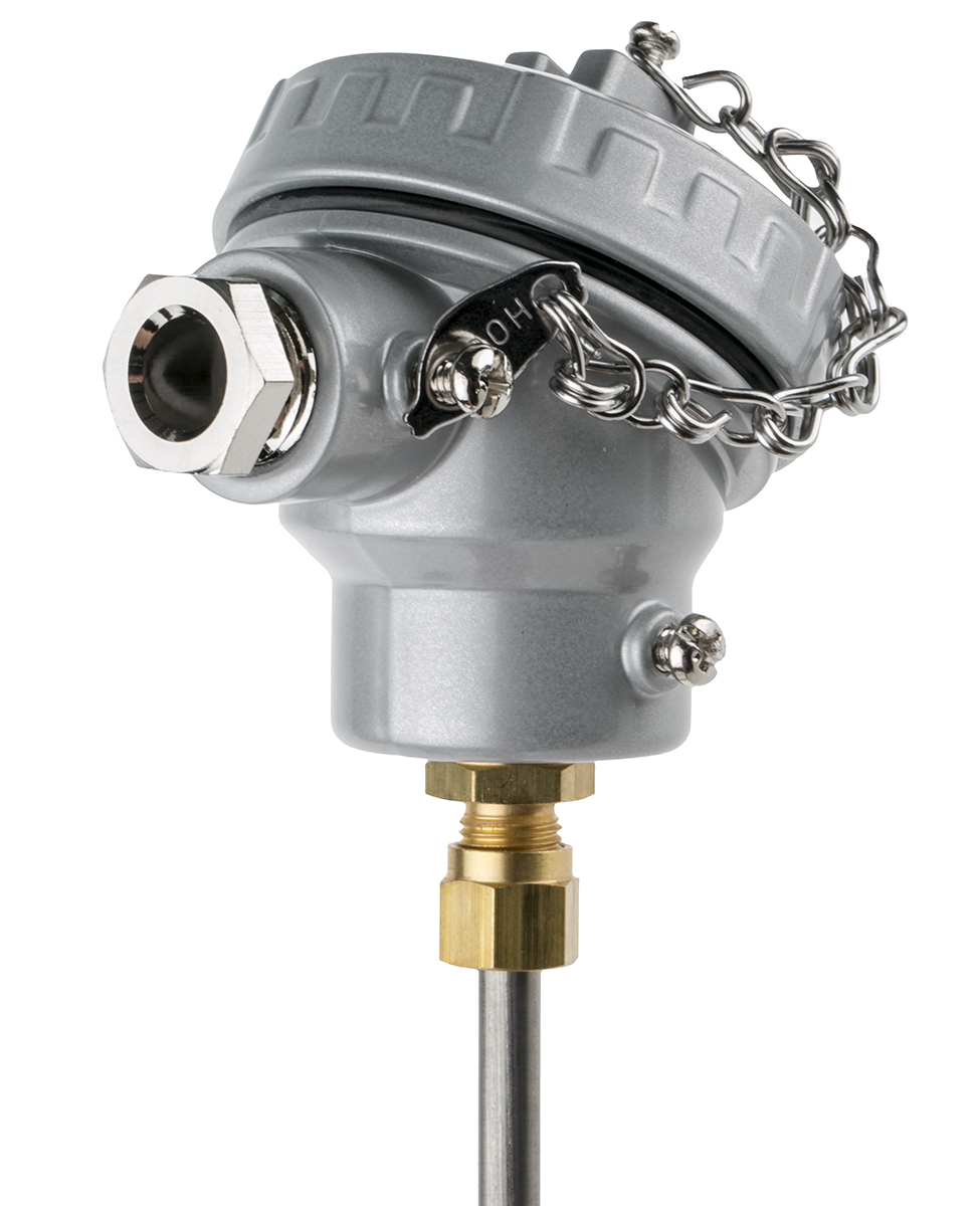 RS PRO Type K Mineral Insulated Thermocouple 250mm Length, 6mm Diameter → +1100°C