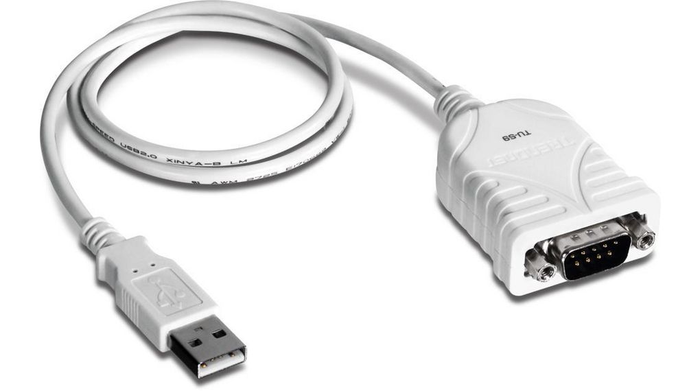 Trendnet USB USB A Male to RS232 Male USB Serial Cable Adapter