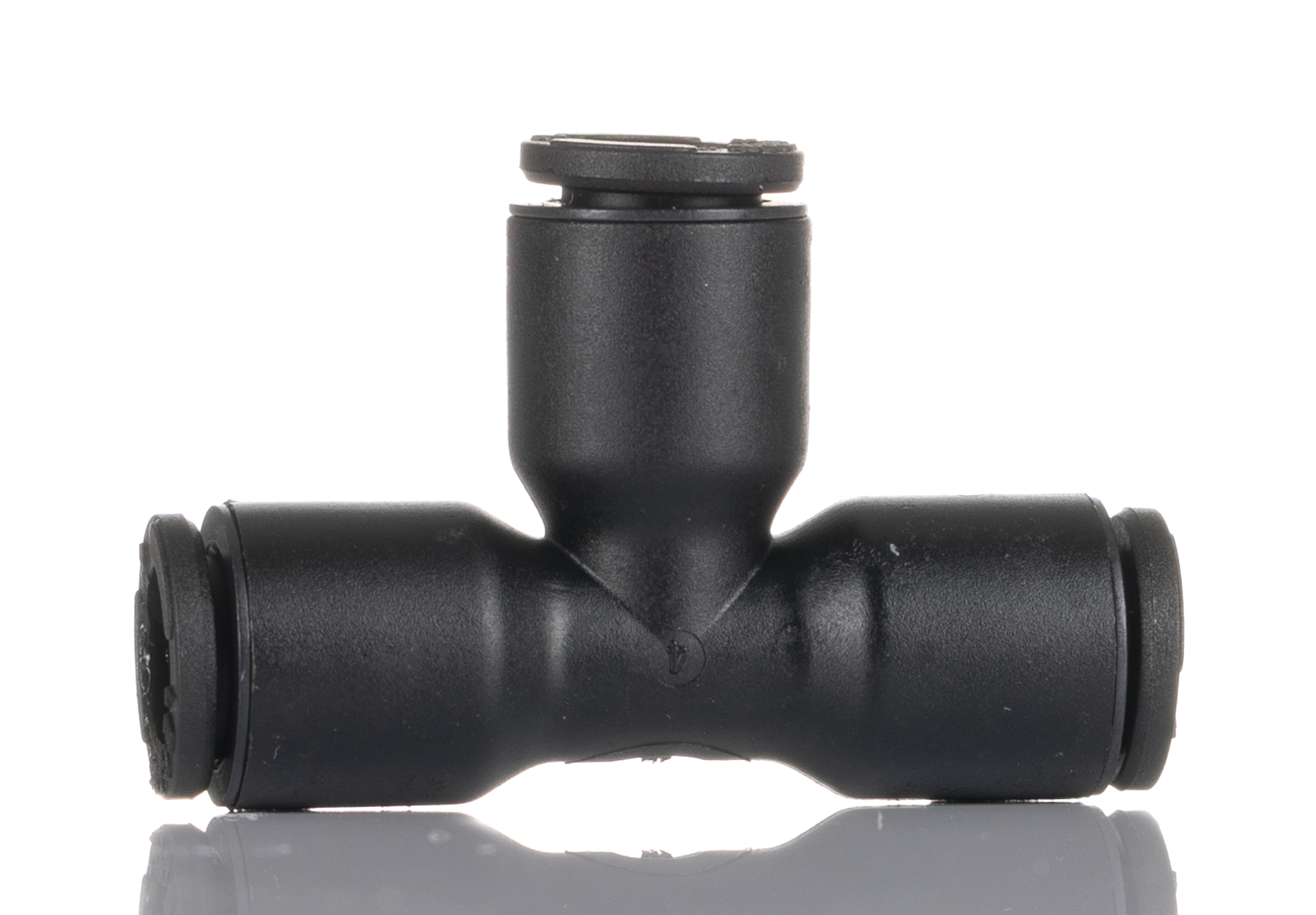 Legris LF3000 Series Tee Tube-to-Tube Adaptor Push In 6 mm, Push In 6 mm to Push In 6 mm, Tube-to-Tube Connection Style