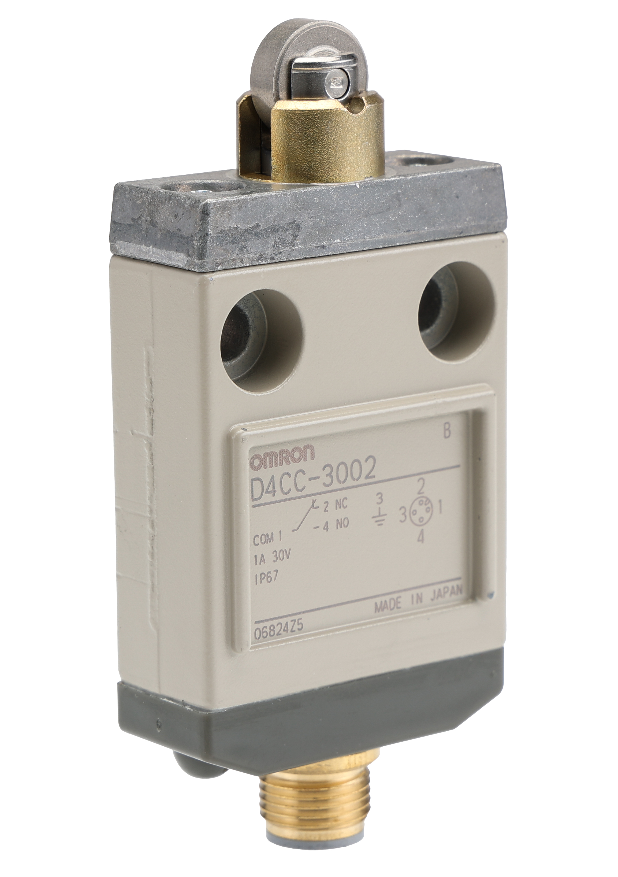 Omron Roller Plunger Limit Switch, NO/NC, IP67, SPDT, 1A Max