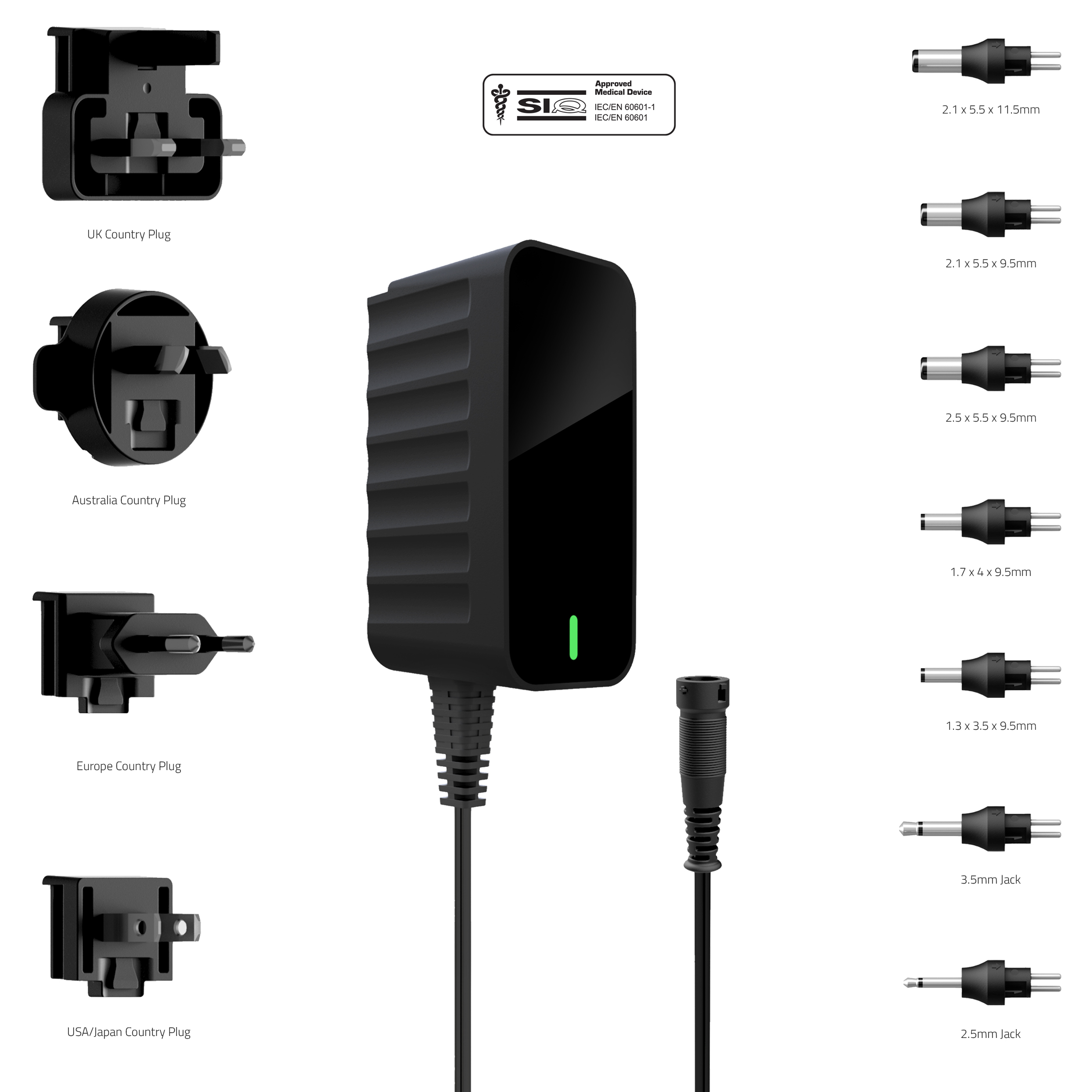 Friwo 12W AC/DC Adapter 24V dc Output, 500mA Output