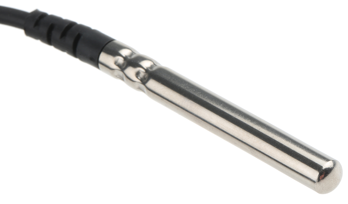 Carel Thermistor, +105°C Max, 6mm Probe