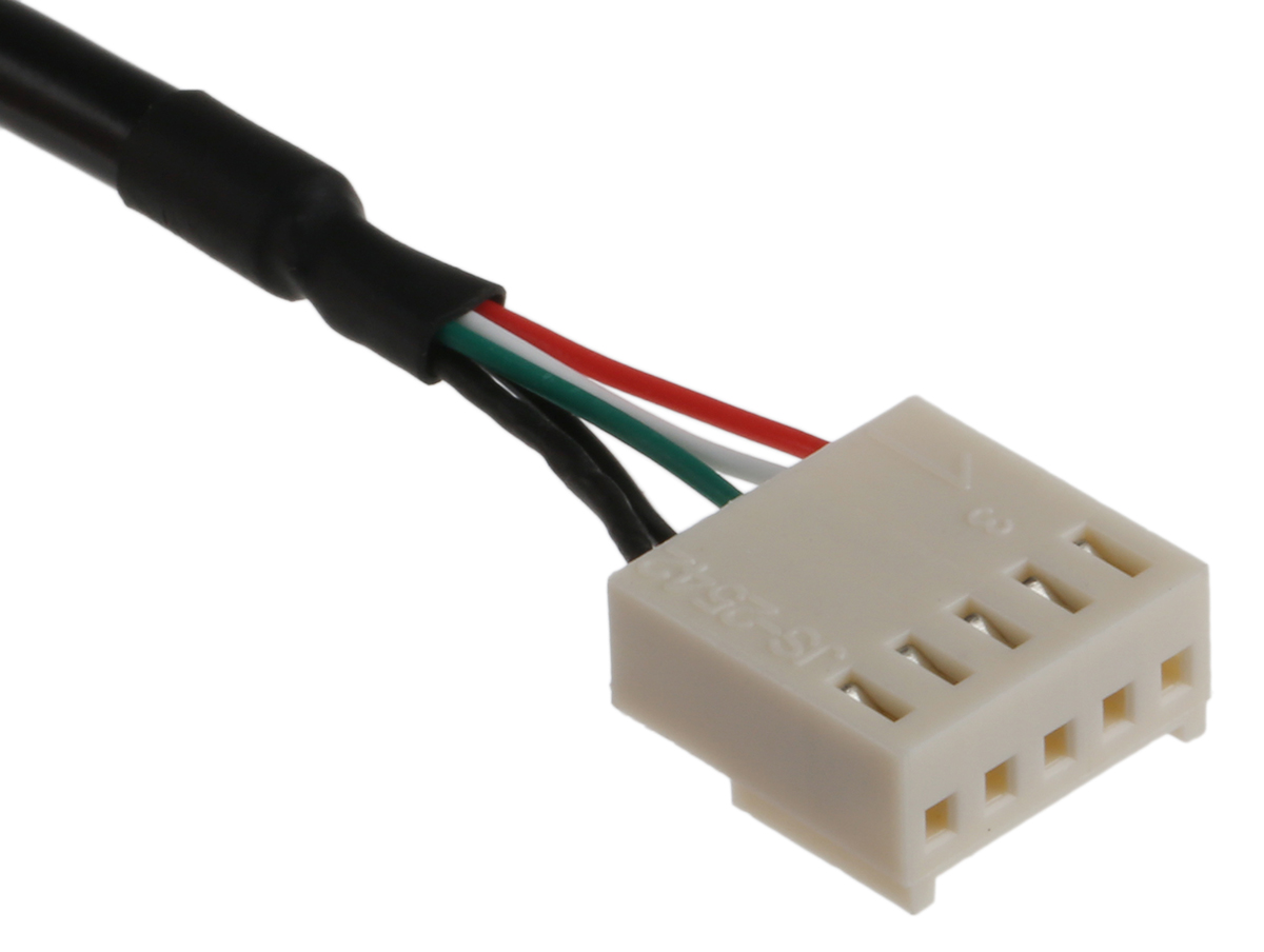 Bulgin USB 2.0, Female 5 Pin Socket to Female USB B, 150mm