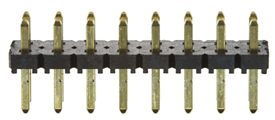 Samtec TLW Series Straight Through Hole Pin Header, 16 Contact(s), 2.54 mm Pitch, 2 Row, Unshrouded