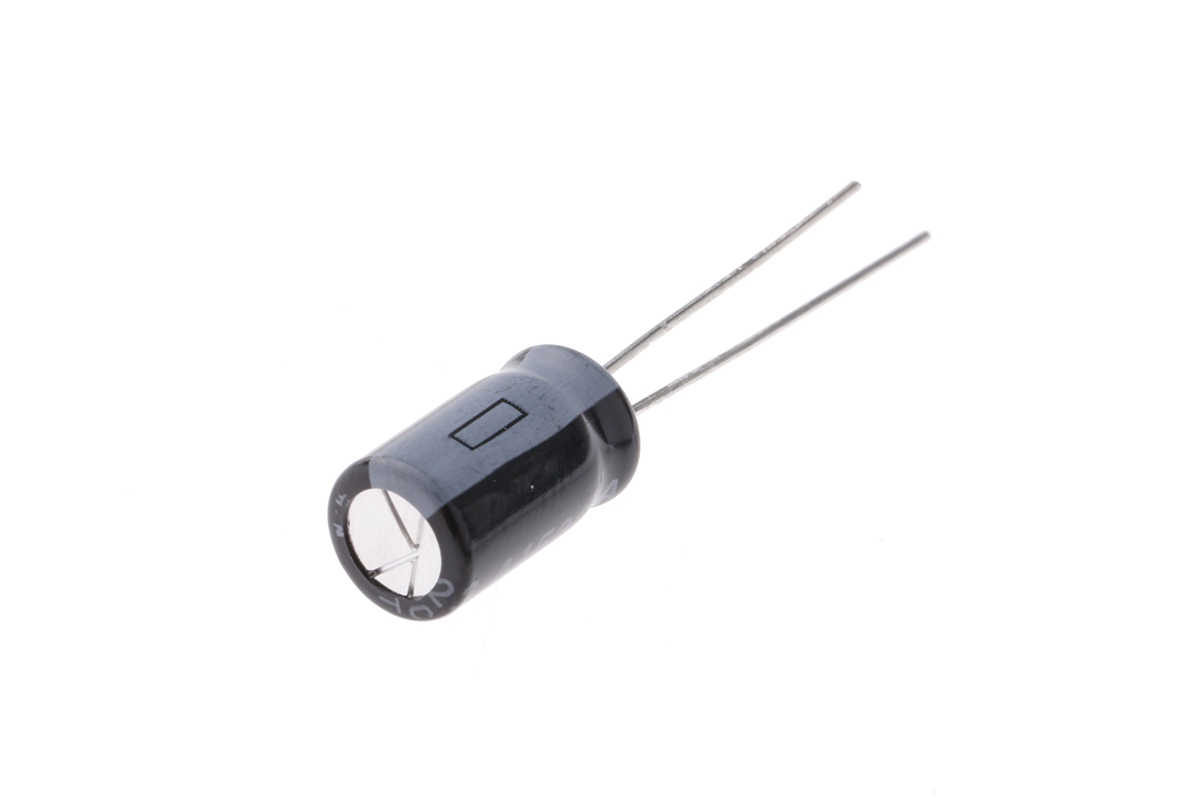 Rubycon 100μF Aluminium Electrolytic Capacitor 35V dc, Radial, Through Hole - 35YXJ100M6.3X11