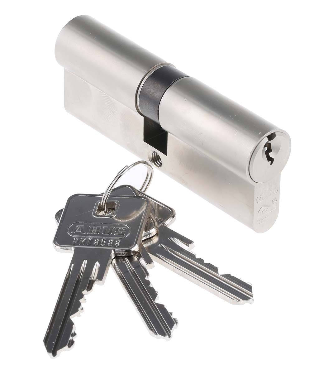 ABUS Brass Euro Cylinder Lock, 40/40 mm (80mm)