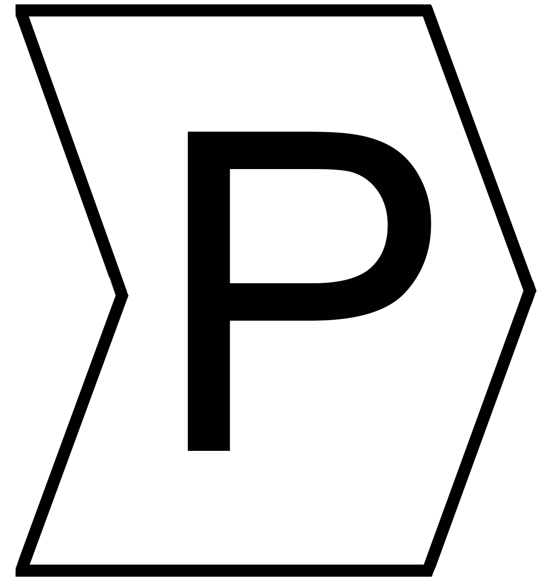HellermannTyton Helagrip Slide On Cable Marker, Black on White, Pre-printed "P", 1 → 3mm Cable, 901-10435