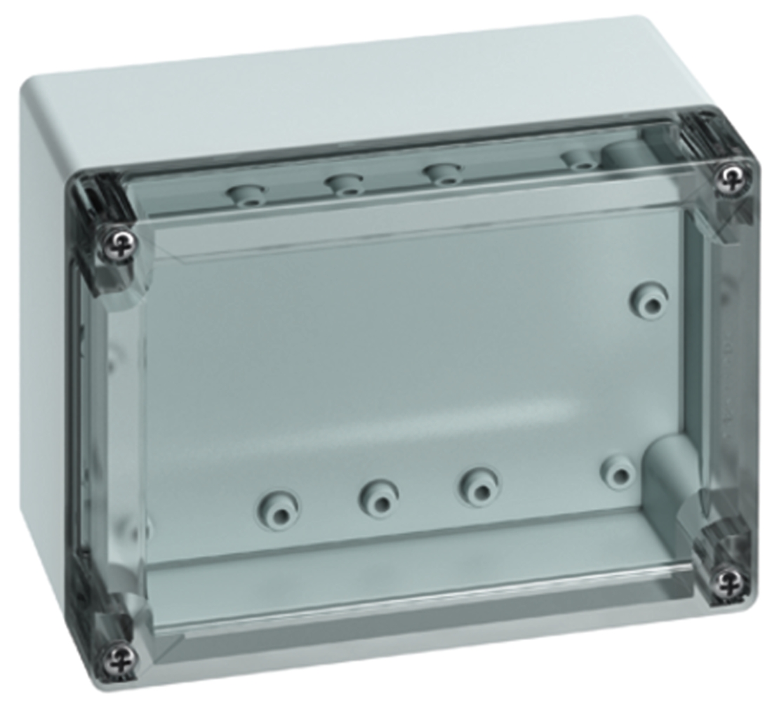 Spelsberg TG Series Grey Polycarbonate Enclosure, IP66, IP67, Grey Lid, 162 x 90 x 122mm