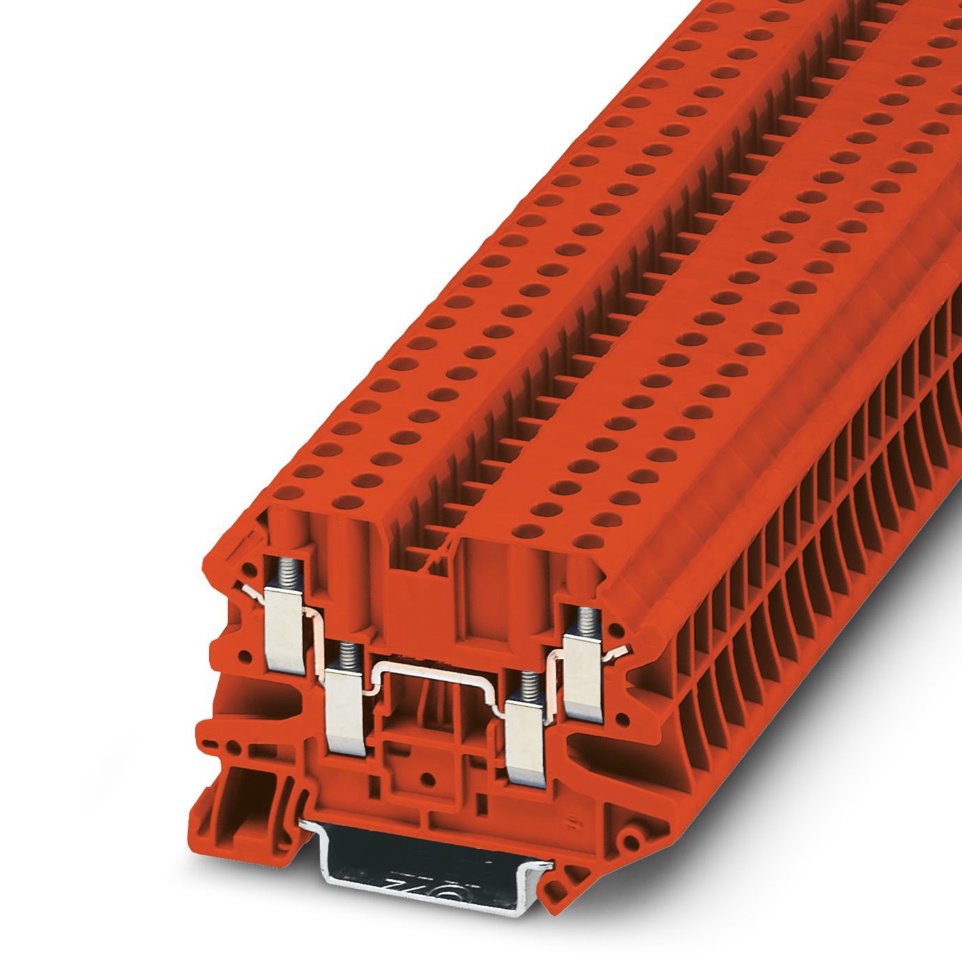 Phoenix Contact 3074460 UT 4 - QUATTRO Series Red, 0.14 → 6mm², Screw Termination, ATEX, IECEx