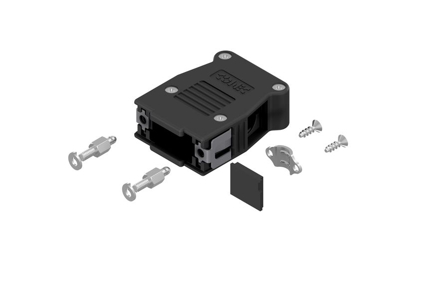 Amphenol Industrial 16-0032 Cable Mount D-sub Connector, with Snap locks