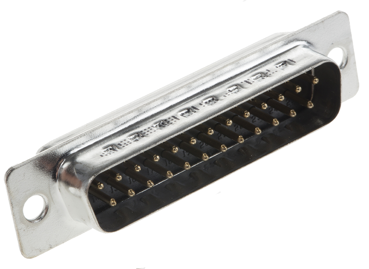 Amphenol Communications Solutions SD 25 Way Panel Mount D-sub Connector Plug, 2.76mm Pitch