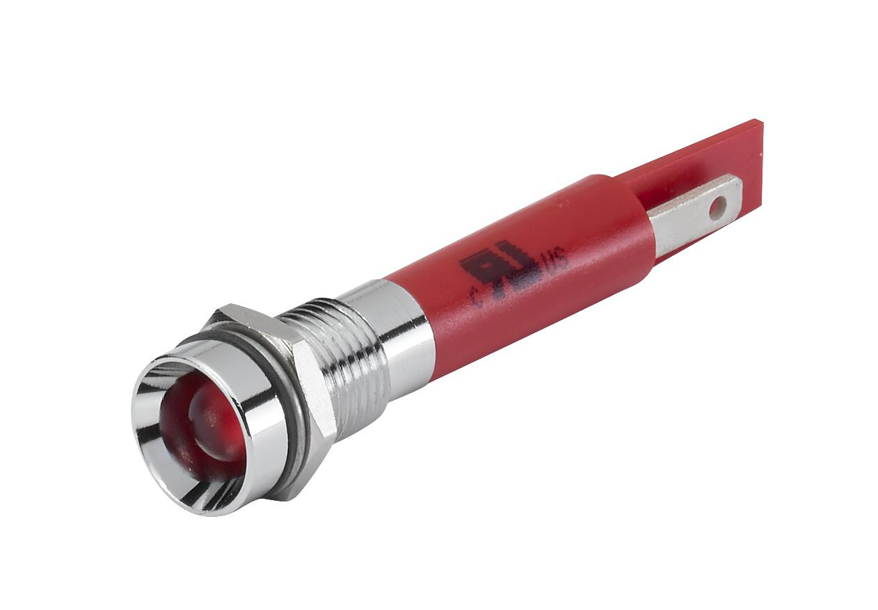 EAO Green LED Indicator Lamp, 230V ac/dc, 5mcd