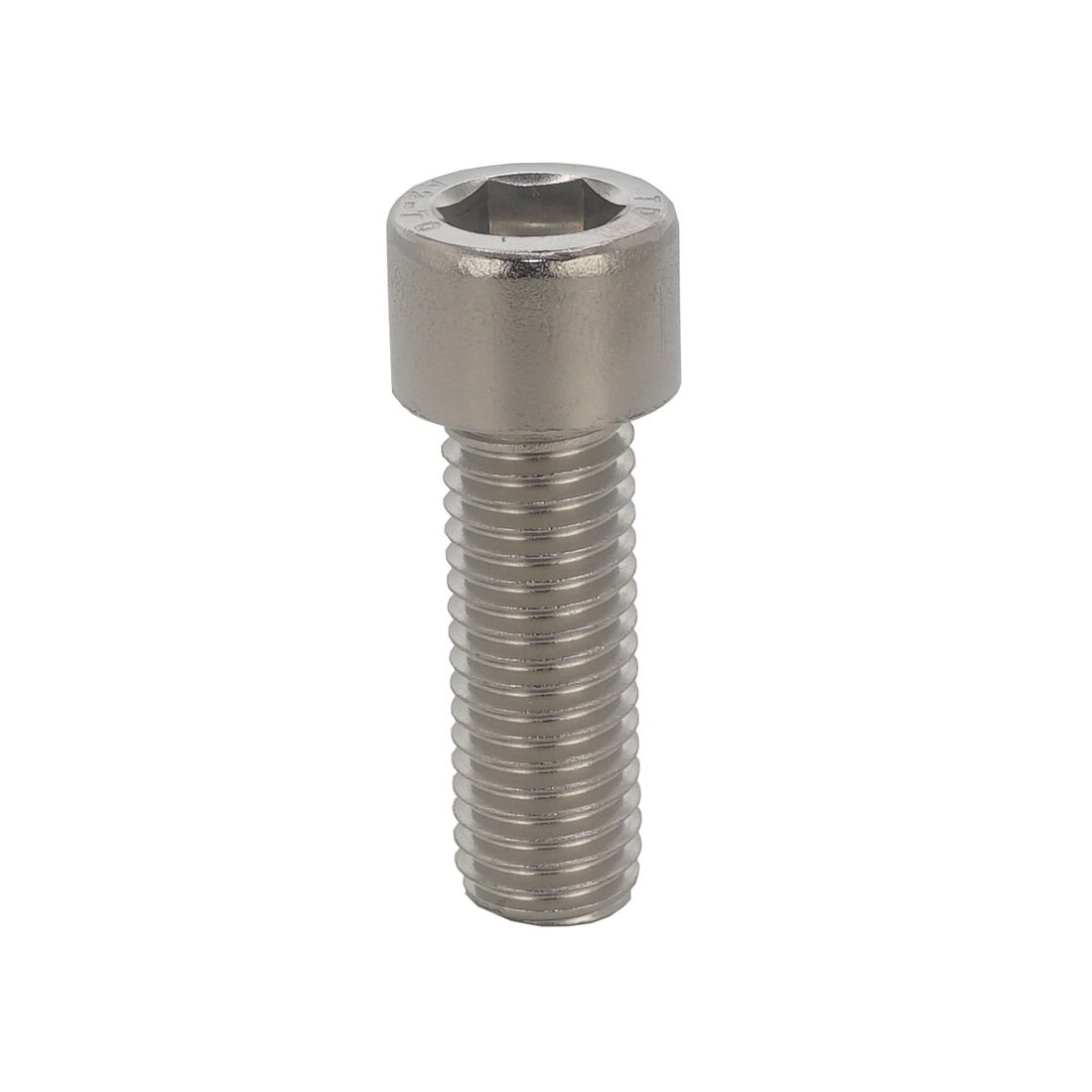 RS PRO Black Stainless Steel Hex Screw, DIN 912, M5 x 6mm