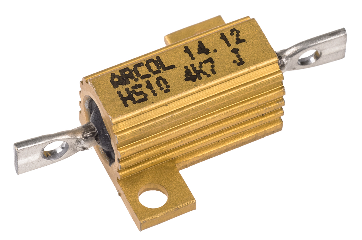 Arcol, 4.7kΩ 10W Wire Wound Chassis Mount Resistor HS10 4K7 J ±5%