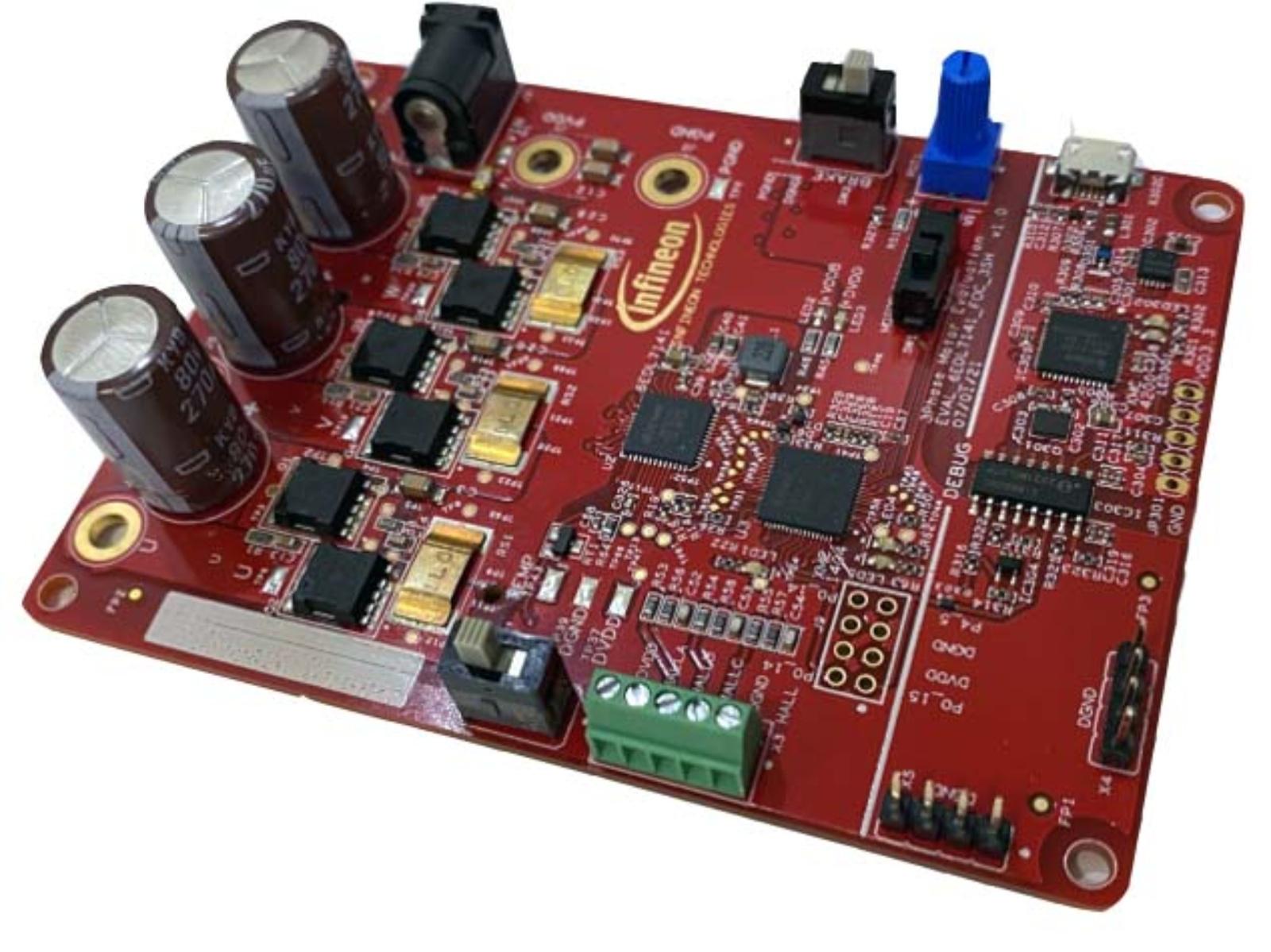 Infineon EVAL6EDL7141FOC3SHTOBO1 Motor Driver for MOTIX 6EDL7141 for XMC1404-Q064X0064, 6EDL7141