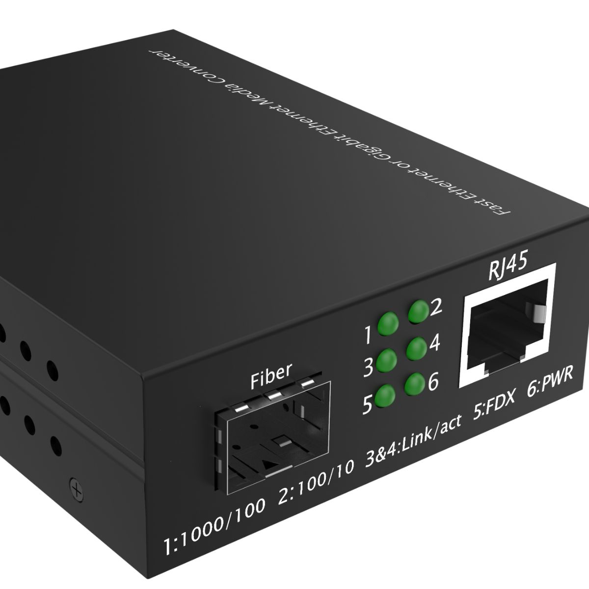 RS PRO RJ45, SFP Ethernet Media Converter, Multi Mode, 10/100/1000Mbit/s 500m