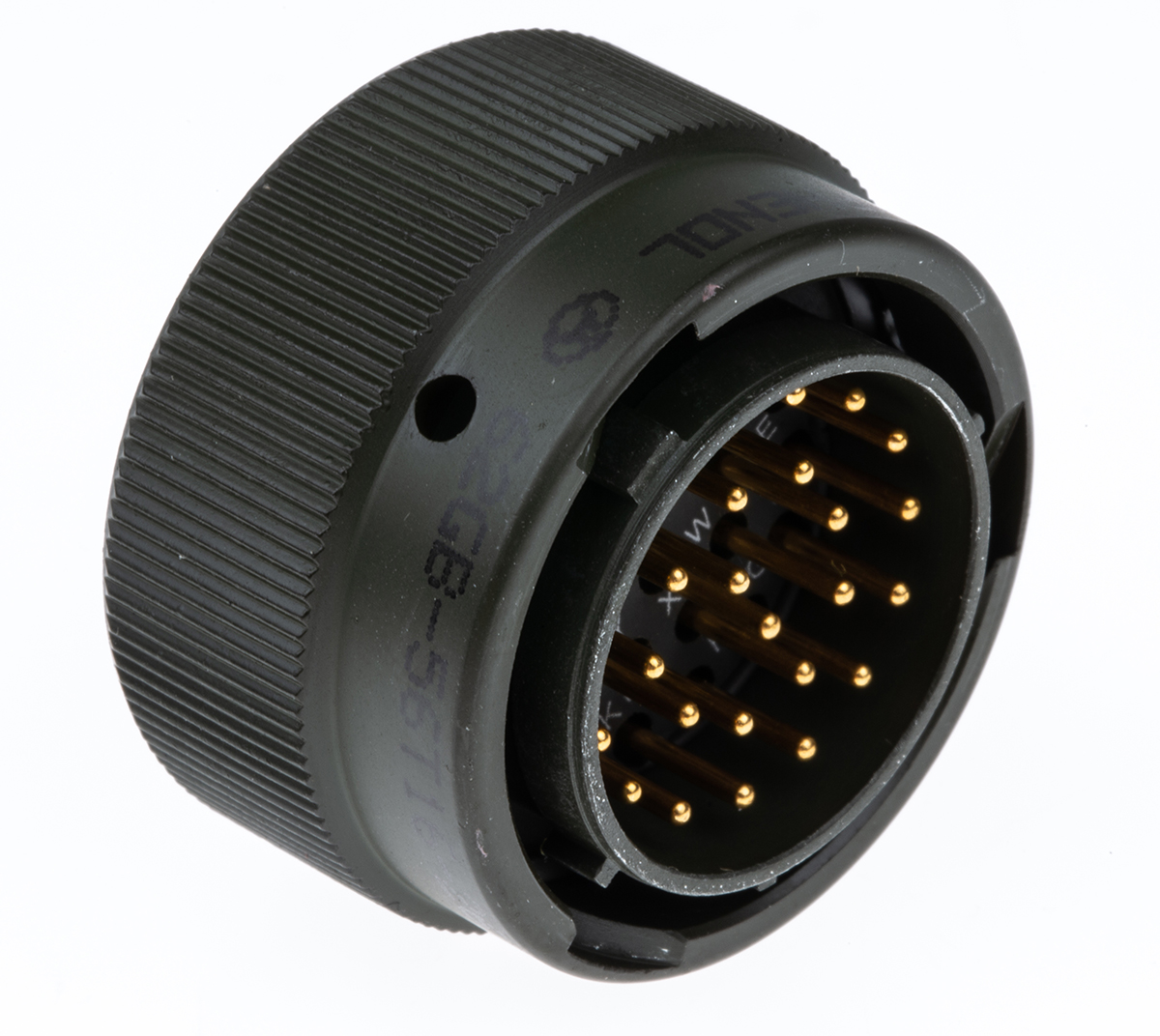 Amphenol Limited, 62GB 26 Way Cable Mount MIL Spec Circular Connector PlugOlive, Pin Contacts,Shell Size 16, Bayonet