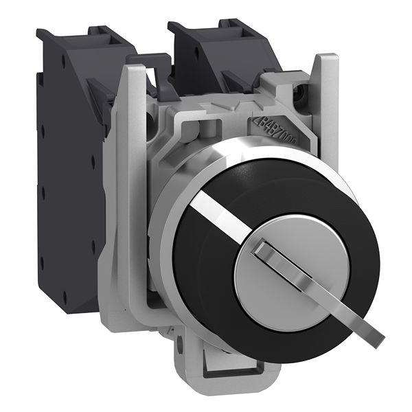Schneider Electric Key Switch Selector Switch Complete - (SPST) 22mm Cutout Diameter 2 Positions