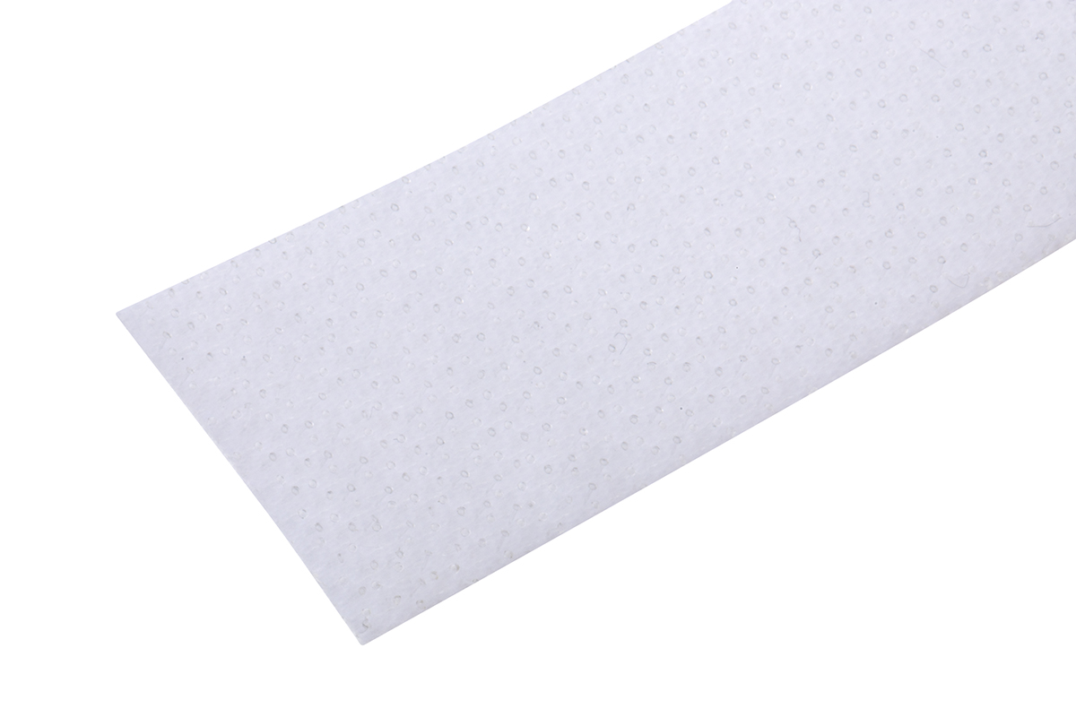 RS PRO White Hook & Loop Tape, 20mm x 10m