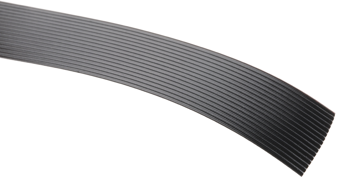 3M 3319 Series Flat Ribbon Cable, 16-Way, 1.27mm Pitch, 5m Length