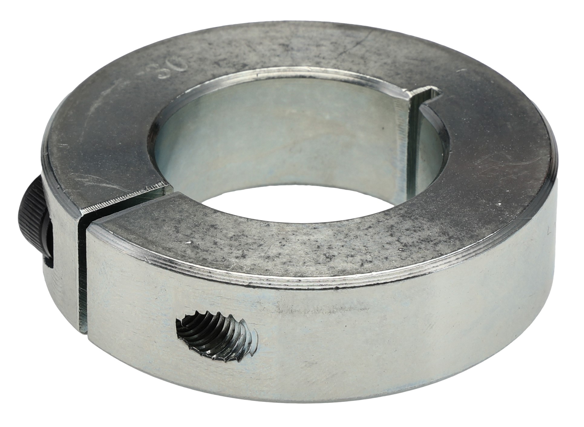 RS PRO Shaft Collar, One Piece, Clamp Screw, Bore 30mm, OD 54mm, W 15mm, Steel