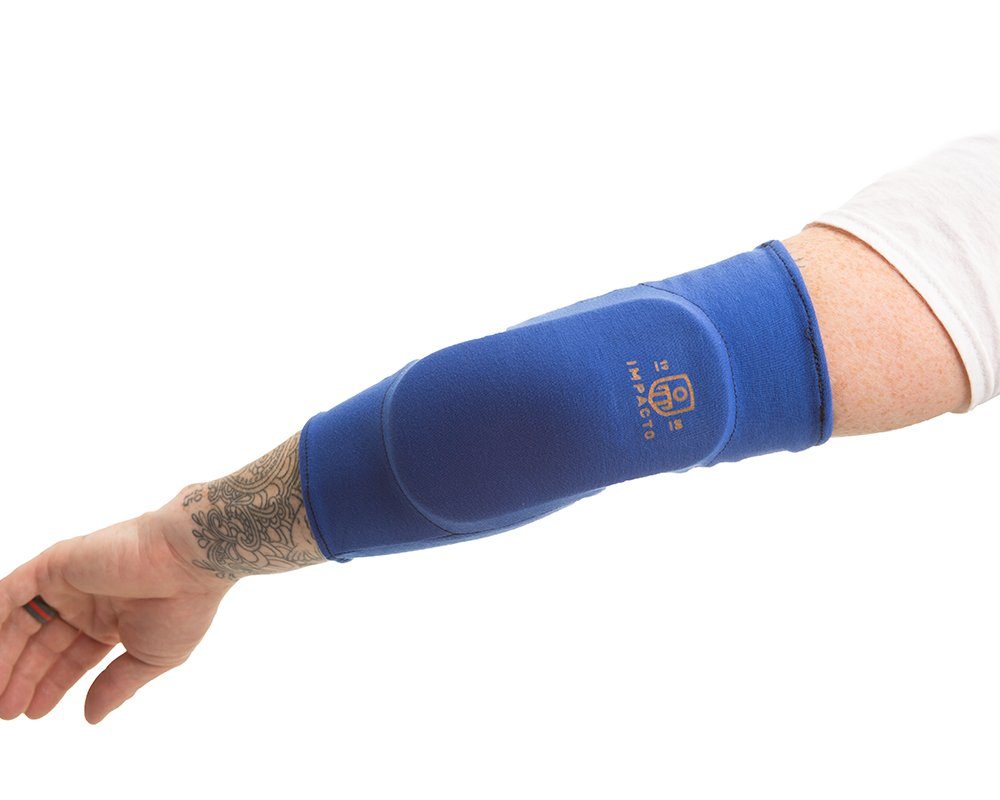Impacto Blue Polycotton Arm Protector, 12 inch Length, M