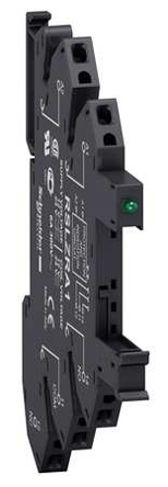Schneider Electric RSLZ 5 Pin 300V ac DIN Rail Relay Socket, for use with Plug-In Relay RSL (1CO) Series